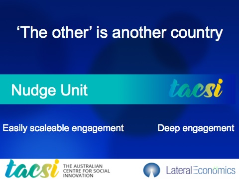 Nudge Unit and TACSI